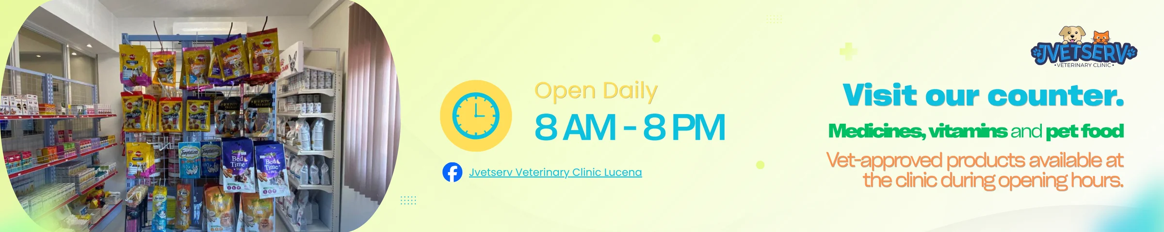Visit our counter